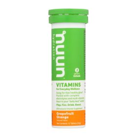 Nuun Vitamins Drink Tab - Grapefruit - Ornge - Case Of 8 - 12 Tab