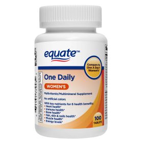 Equate One Daily Women's Tablets Multivitamin/Multimineral Supplement;  100 Count