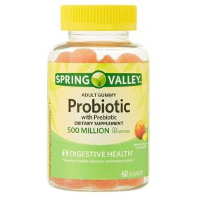 Spring Valley Prebiotic + Probiotic Gummies;  60 Count