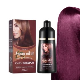 Plant Dyed At Home Non-stick Head Hair Color Cream (Option: 03 Wine Red-500ml)