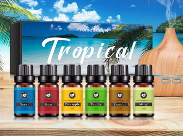 16 Theme Atmosphere Flameless Essential Oil Sets (Option: Tropical suit)
